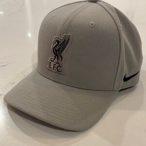 Nike Gray Liverpool FC Cap (embroidered logo)